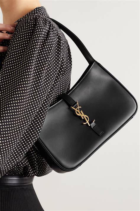 ysl black hangbag|ysl shoulder bag black.